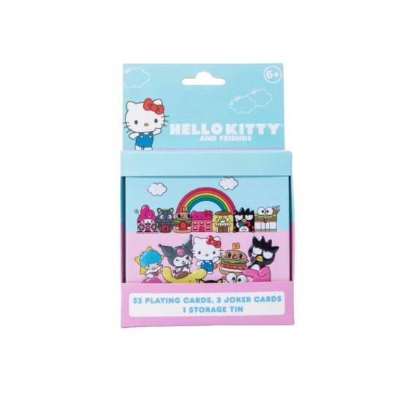 Other - Hello Kitty and Friends Playing Cards in Tin Box‎ Gift Collectible New